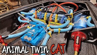 100+ mph Out the Box! Oxidean Animal Twin Cat Review & Unboxing 200a Esc, 4082 2200kv 6s Fe Rc Boat