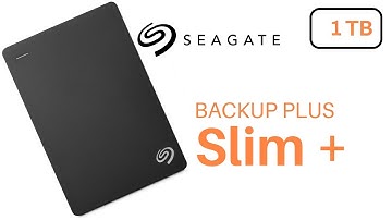 Seagate Backup Plus Slim External Hard Drive : Unboxing and  Review