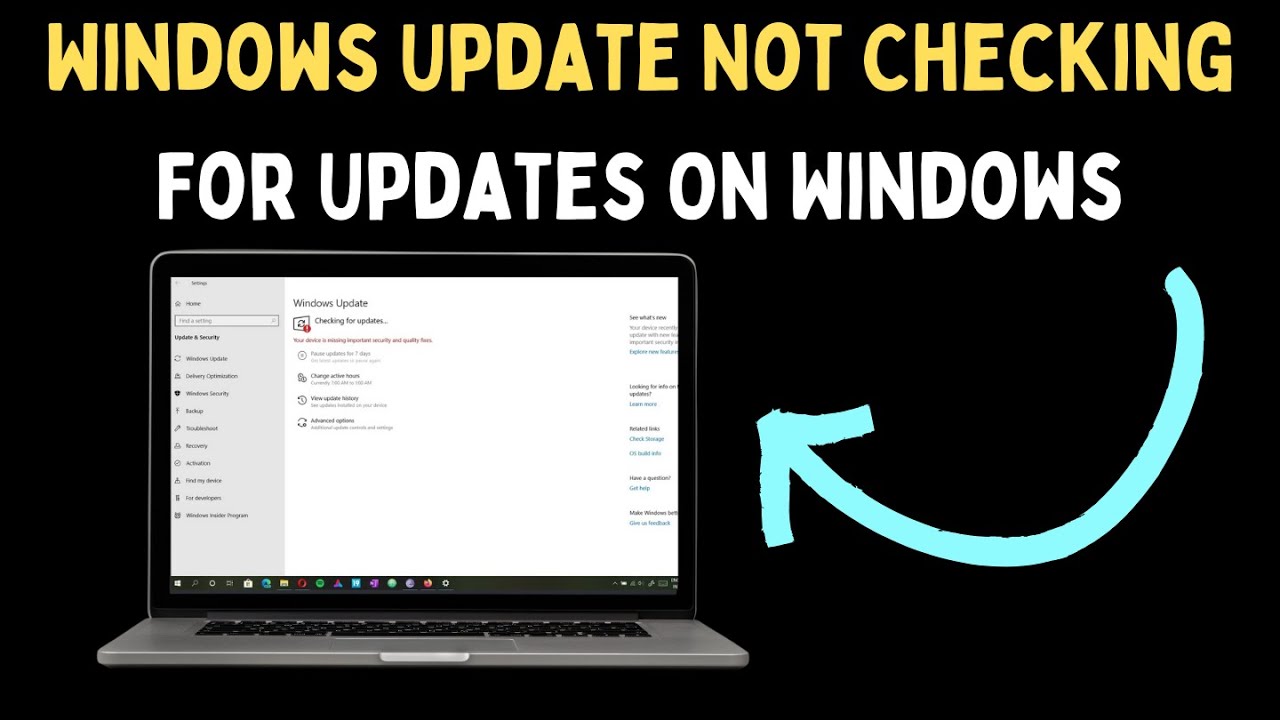 How to Fix Windows Update Not Checking For Updates On Windows 11 - YouTube