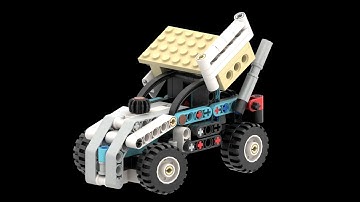 Sprint Car - A Lego Technic 42133 alternate build