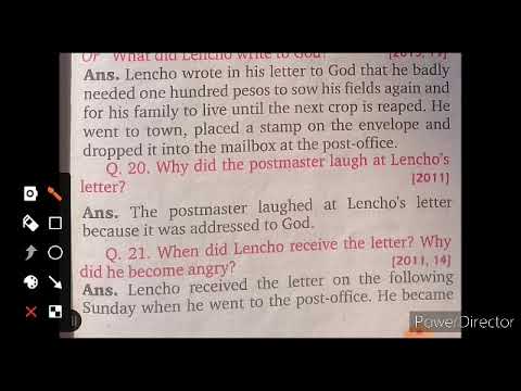 Video: Waarom stuurt de postmeester geld naar Lencho Answer?