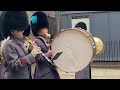 Changing the guard in Windsor (18/2/2023) RARE - SPLIT BASS DRUM - part 2