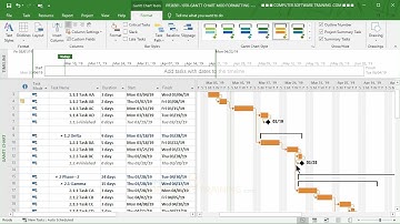 PR-01-07 — Customize Gantt Chart Styles and Task Paths in Microsoft Project
