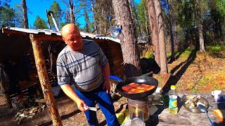 Приехали в лесную избушку. Рыбалка в диких местах, где много рыбы! Эти существа съедают язя!!!