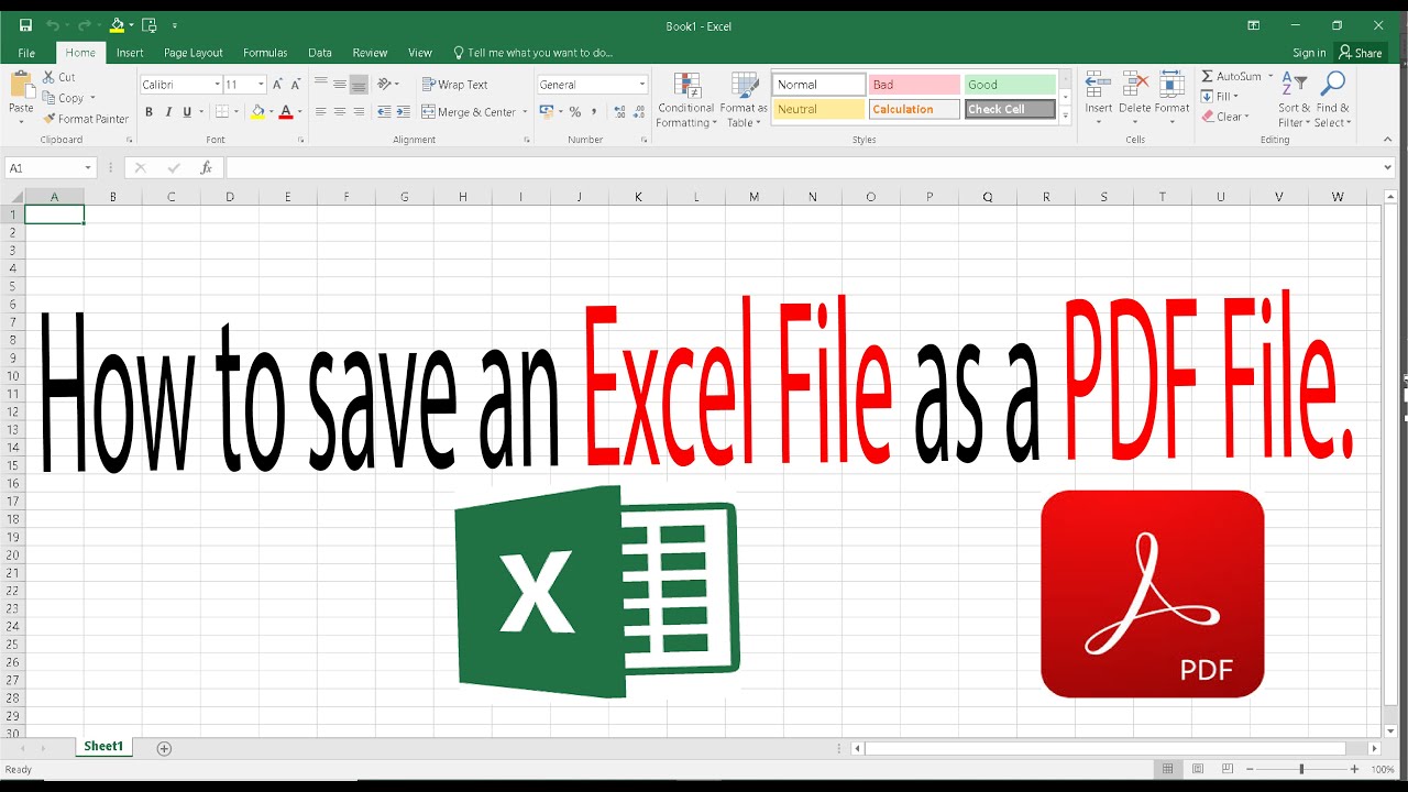 how-to-save-an-excel-file-as-a-pdf-file-youtube