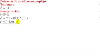 potencias de un número complejo teoría 6