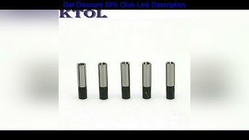 Best 10pc High Precision Adapter Collet Chuck CNC Router Bit Milling Cutter Tool Holder 6.35mm Chan