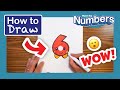 Drawing the Meet the Numbers Six Character