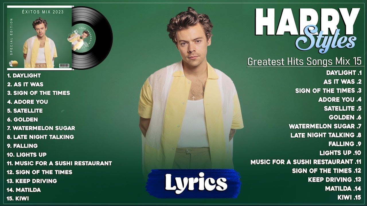 Harry Styles Best Songs 2023   Harry Styles Greatest Hits 2023   Harry Styles Playlist 2023 Lyrics