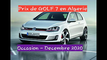 Quel est le prix de la Golf 7 ?