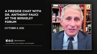 Dr. Anthony Fauci at the Berkeley Forum