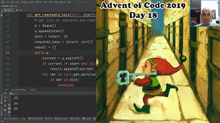 Advent of Code 2019 (Python) - day 18