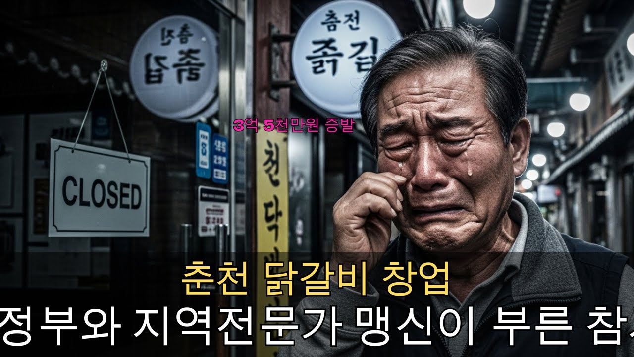 퇴직금 3억 5천만원 모두 날린 62세 前공무원의 눈물: 춘천 닭갈비 창업 실패기