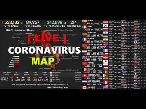 CORONAVIRUS LIVE Map : Live Stream Stats, Updates, Graph, World Map & Count – CHINA VIRUS – NEWS