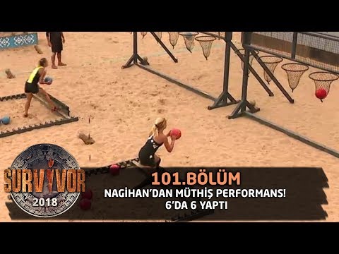 Survivor 2018 | 101. Bölüm | Nagihan'dan Müthiş Performans! 6'da 6 Yaptı