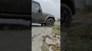 KHET OFFROADING WITH THAR 4X4  #shorts #shortfeed #viral #thar #youtubeshorts #trending