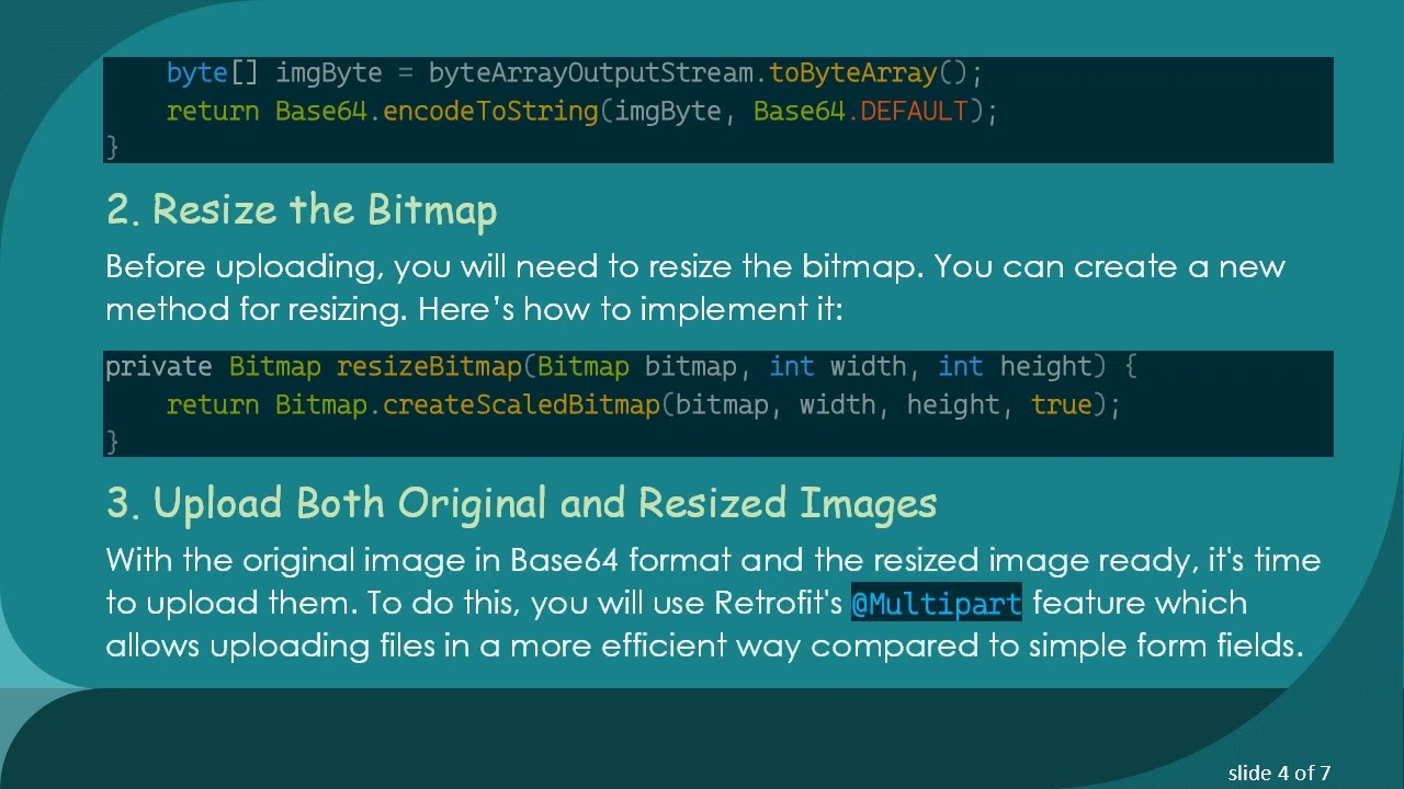 How to Upload an Image to a Server Including the Original and a Resized Version
