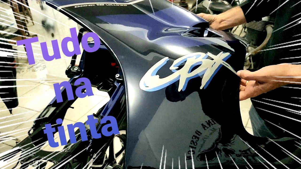 Pintura nova na Cbx 750 indy 1994