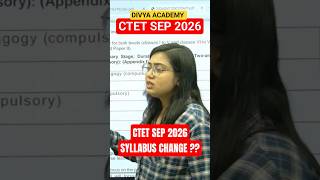 CTET Syllabus 2026 Change ?? | CTET September 2026 |CTET 2026 Syllabus #ctet #ctet2026 #ctetsyllabus