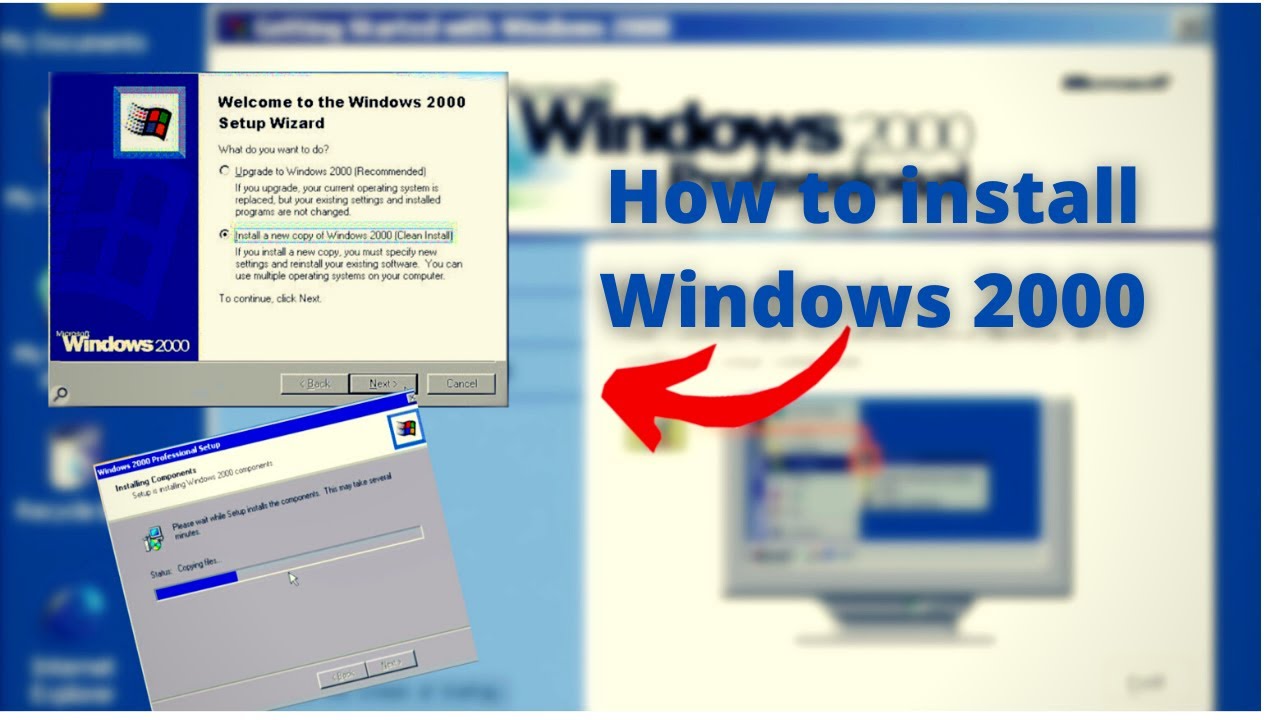 How to Install Windows 2000 in 2021 Year!!? - YouTube