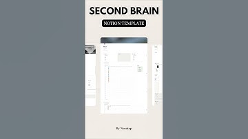 SECOND BRAIN | NOTION TEMPLATE  #notion #notiontemplate #lifestyle