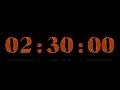 2 Hour and 30 Minute Countdown Timer with Alarm & Chapters - Neon - Orange