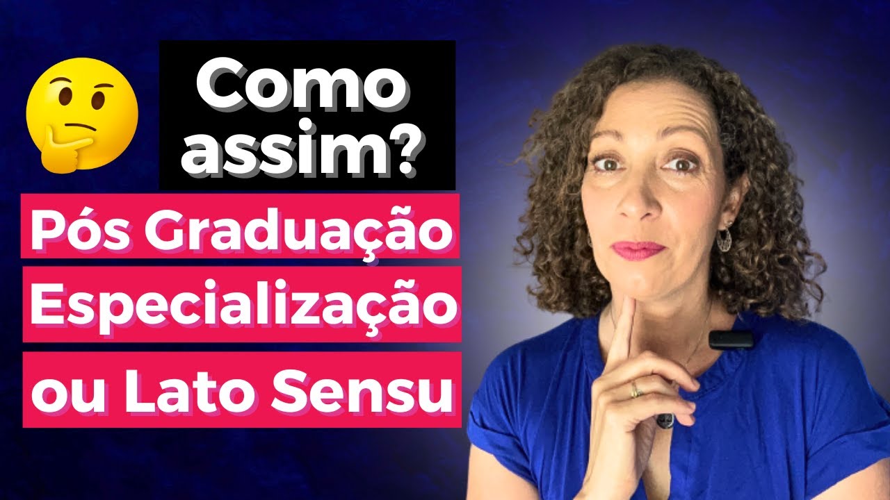 Existe mesmo diferença entre Pós Graduação, Especialização e Lato Sensu ...