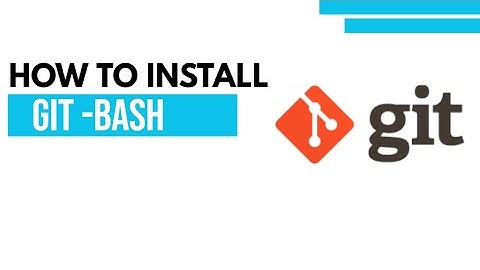 How to install git-bash on window 10