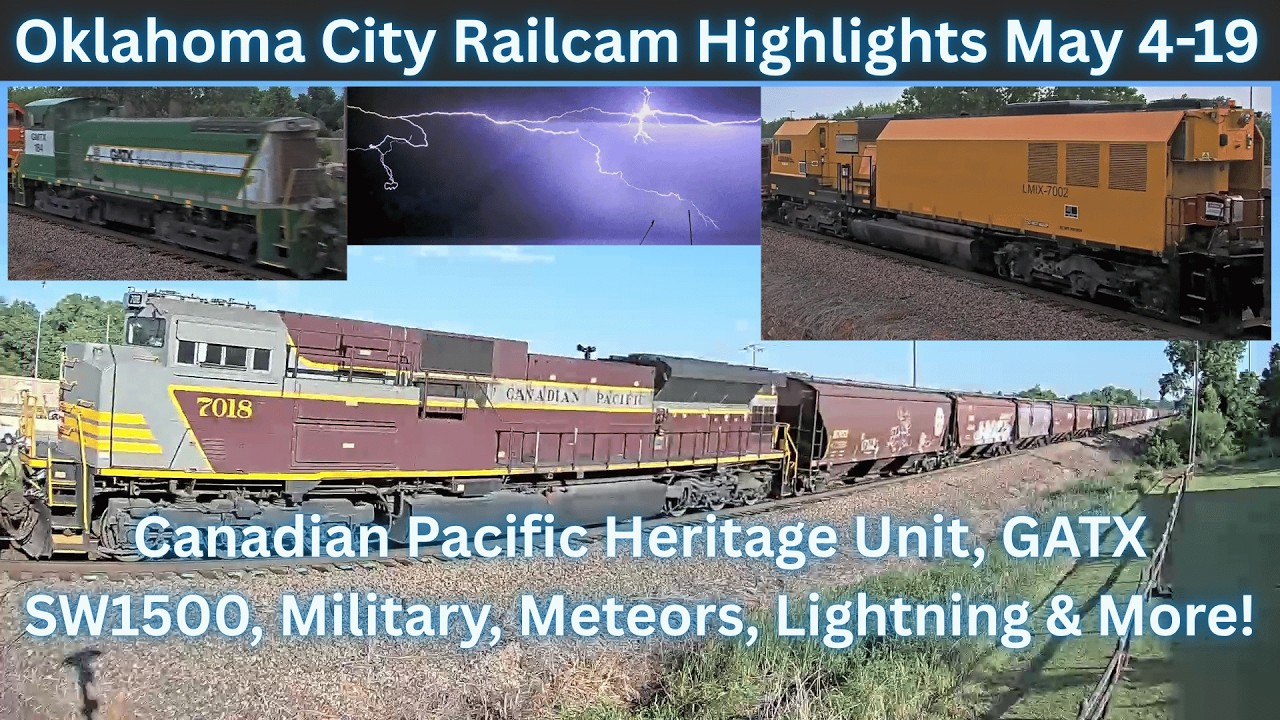 Canadian Pacific Heritage Unit, GATX SW1500, Meteors, Lightning