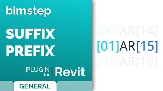 Revit plugin Suffix / Prefix