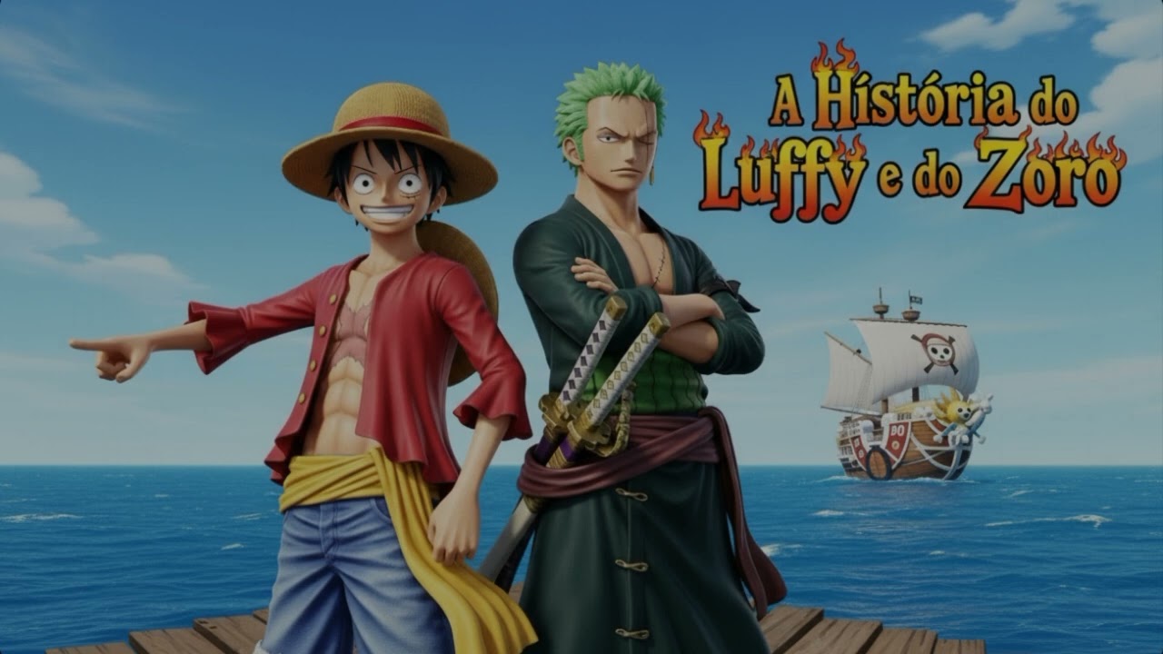 A História de Luffy e Zoro (por Rudah) 