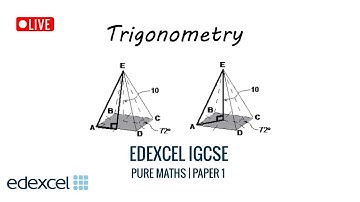 Trigonometry - Three Dimension | IGCSE-Further Pure Maths - P1 - 2020 - June - Q3 | Edexcel