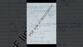 Physics  Chapter - 4  Moving charge and Magnetism  class 12 Best handwriting Notes // physics notes