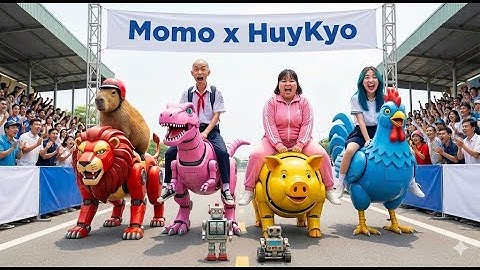 CAPYBARA VÀ NHỮNG CUỘC ĐUA THÚ ROBOT HÀI HƯỚC ,TÍNH TRỌC, TUYỀN BÉO