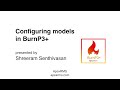 Configuring models in burnp3