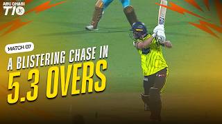 Phil Salt and Tom Moores Dominate With the Bat! | Abu Dhabi T10 Highlights