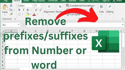 Remove prefixes or suffixes in Excel |**TechLearning_Hub: Learn Excel**|
