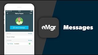 Stay connected with your team with messaging on the Manager app screenshot 4