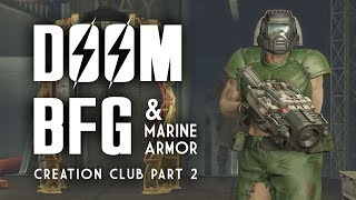 Doom BFG & Marine Armor: Plus, Chrome & Camo Power Armor Paint - Fallout 4 Creation Club