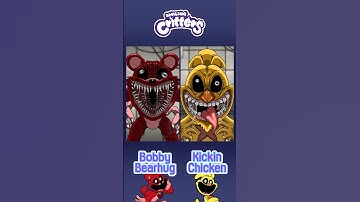 Bobby Bearhug & Kickin chicken Transformation | poppy playtime chapter3 | smiling critters