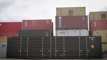 Cleveland Containers | 40ft Side Opening Shipping Container - High Cube