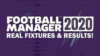 How To Play Football Manager 2020 With Real Fixtures & Results! | FM20 Database