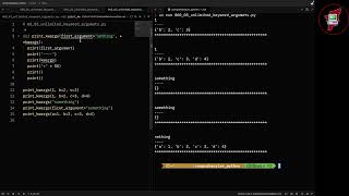 060 unlimited keyword arguments - Comprehensive Python In Tamil