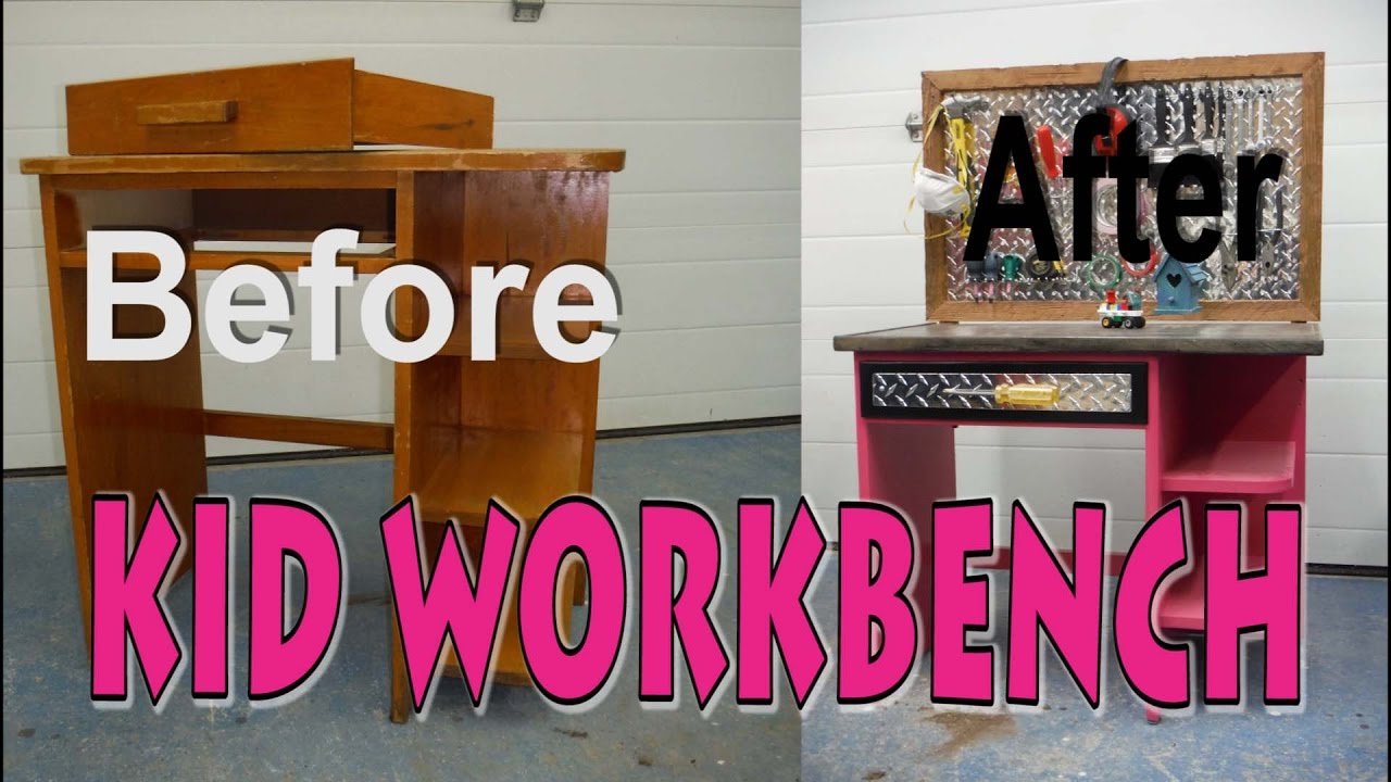 Kids Workbench On The Cheap Youtube