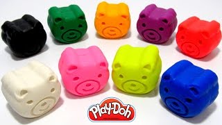 Играем и учим цвета на английском языке с мишками из пластилина Play-Doh.