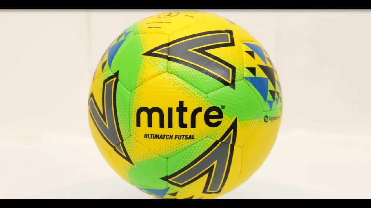 Ballon De Football En Salle Ultimatch Résistant - Jaune/noir Taille 4 - Neuf