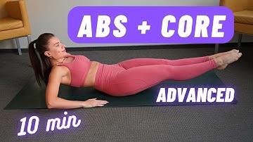 10 MIN ABS + CORE WORKOUT - Taylor Swift, Imagine Dragons | Advanced,  for lower, upper & side abs