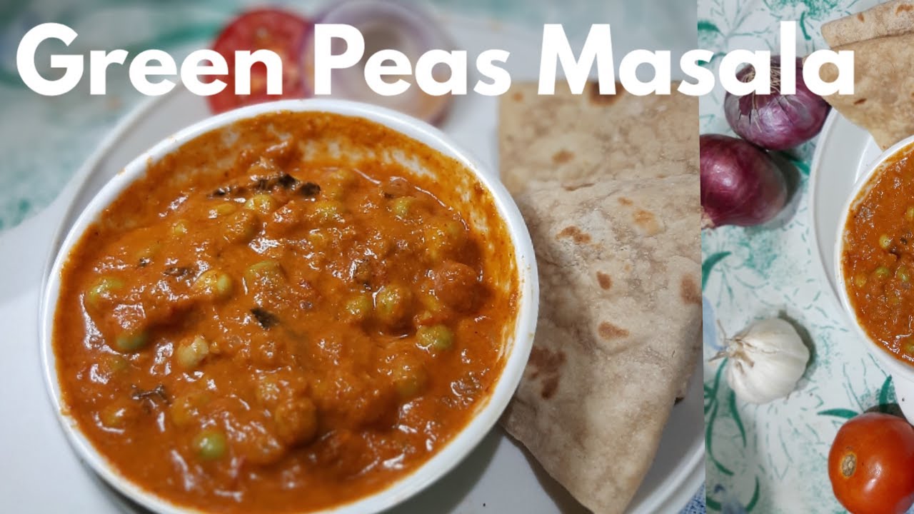 Matar Masala/Green Peas Masala/Dhaba Style/How to Make Green Peas Curry