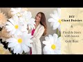 Giant paper daisy tutorial stepbystep diy  paper flower craft guide