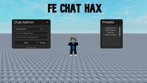 [FE] ROBLOX Chat Hax | Script Showcase